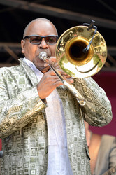 Jazzfestival an Himmelfahrt auf dem Trammplatz in Hannover