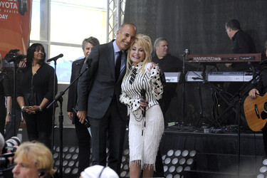 Dolly Parton bei der NBC-Show 'Today', New York