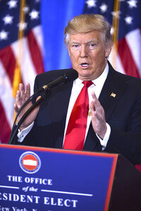 Donald Trump Pressekonferenz in New York