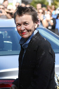 Ankunft von Laurie Anderson, San Sebastian Film Festival 2015