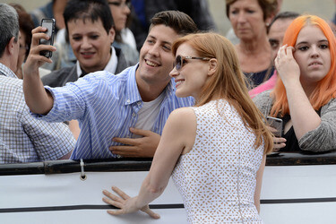 Ankunft von Jessica Chastain beim San Sebastian Film Festival 2014