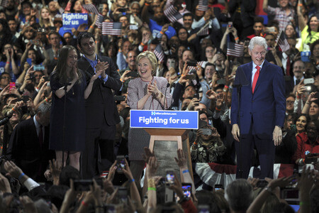 Hillary Clinton bei der NY State Democratic Primary Victory Celebration in New York