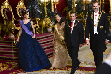 Gala Dinner zu Ehren des peruanischen Präsidenten Humala in Madrid
