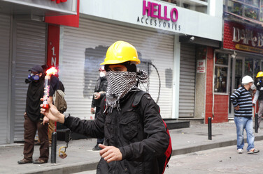 Maidemonstration in Istanbul