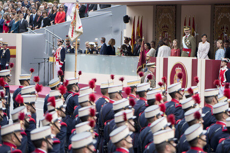 Militäparade zum Nationalfeiertag in Madrid