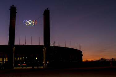 Entzündung des Olympischen Feuers, Berlin