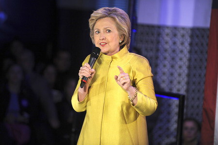 Wahlkampfrede von Hillary Clinton in New York