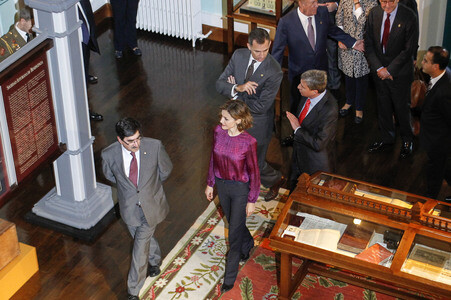 König Felipe und Königin Letizia besuchen Colombres