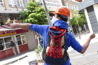 Maidemonstration in Istanbul