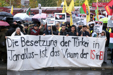 Kurden-Demo in Berlin