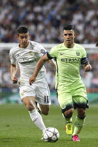 Champions League Match Real Madrid vs Manchester City in Madrid