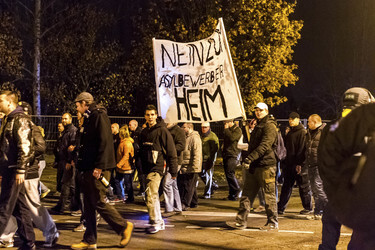 Nazidemo in Marzahn, Berlin