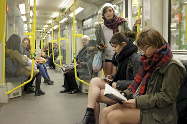 No Pants Subway Ride, Berlin