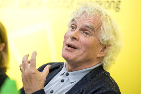 Pressekonferenz mit Simon Rattle in Hongkong
