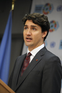 Justin Trudeau Pressekonferenz bei der UN in New York