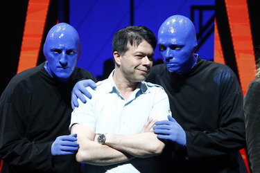 'Blue Man Group' Fototermin, Berlin