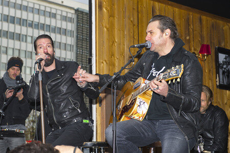 Straßenkonzert von The BossHoss in Berlin