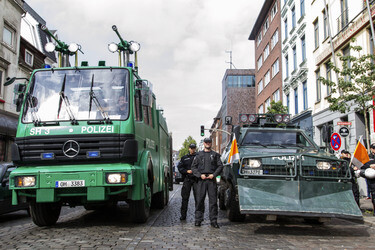 Hausbesetzer-Demo auf St. Pauli, Hamburg