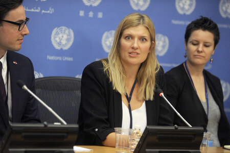 ICAN Pressekonferenz bei der UN in New York