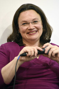 Andrea Nahles auf der Frankfurter Buchmesse 2017