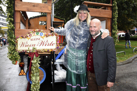 Wiesn-Einzug auf dem Oktoberfest in München