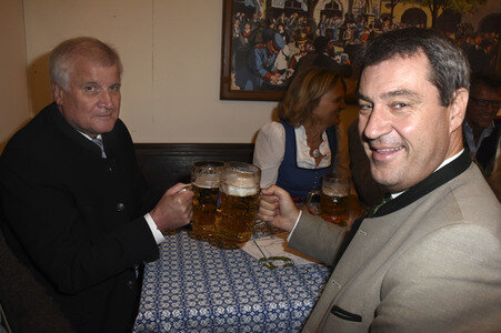 Wiesn-Einzug auf dem Oktoberfest in München