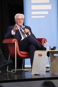 Besuch von Frank-Walter Steinmeier in Hoyerswerda