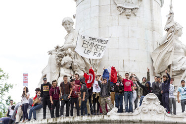 Demonstration gegen die Front National, Paris