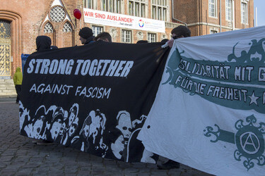 Gegen Demo zur Neonazi Demonstration, Frankfurt/Oder