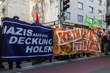 Demonstration gegen NPD-Kundgebung, Berlin