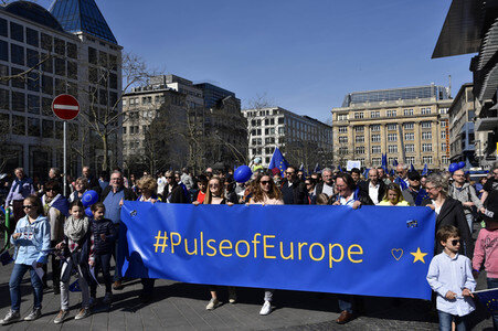 'Pulse of Europe' Kundgebung in Frankfurt