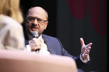 Martin Schulz zu Gast bei 'BRIGITTE Live' in Berlin