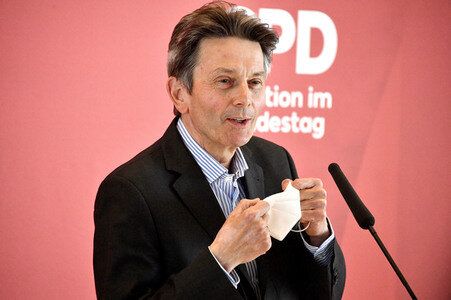 Pressestatement der SPD in Berlin