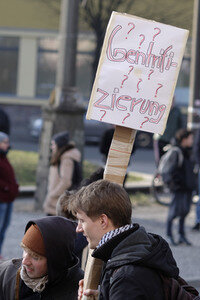 Studentendemo in Berlin