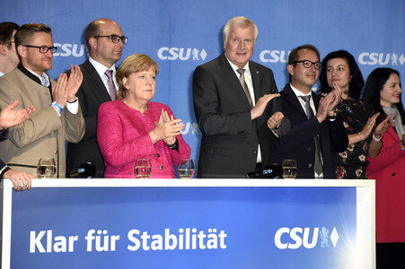 Wahlkampfveranstaltung der CSU in München