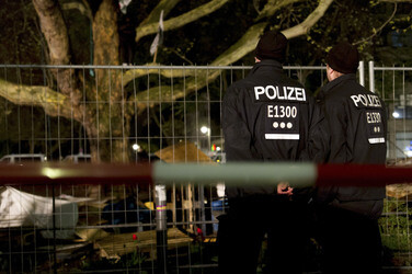 Demonstration am Oranienplatz, Berlin