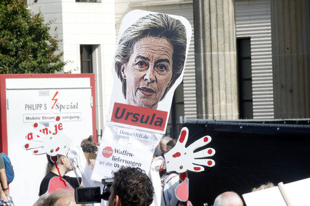 Kundgebung für Frieden im Gazastreifen in Berlin