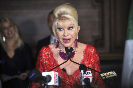 Pressekonferenz mit Ivana Trump in New York