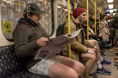 No Pants Subway Ride Berlin 2018