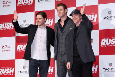 Daniel Brühl, Chris Hemsworth, Ron Howard