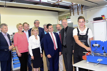 Doris Schröder-Köpf besucht Berufsbildende Schulen, Neustadt