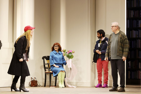 Theaterprobe 'Sophia oder Das Ende der Humanisten' in Berlin