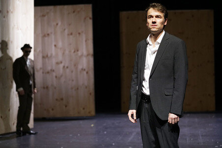 Theaterprobe 'Die stillen Trabanten' in Berlin