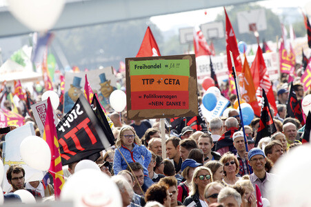 Demo gegen TTIP und Ceta in Köln