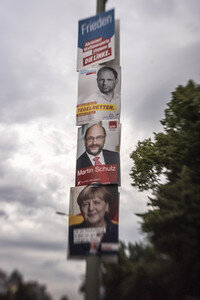 Bundestagswahlkampf-Plakate in Berlin