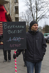 Demo gegen die Zwangsräumung der Beermannstraße sowie den Ausbau der A100, Berlin