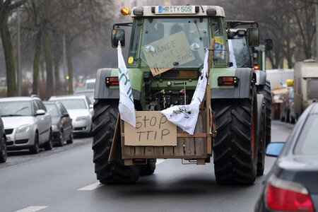 Demonstration 'Wir haben es Satt!' in Berlin