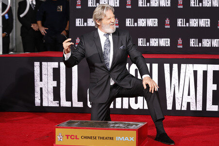 Hand and Footprint Ceremony mit Jeff Bridges in Los Angeles