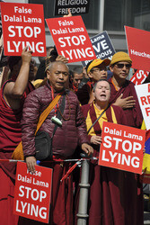 Dalai Lama Gegendemonstration, Frankfurt