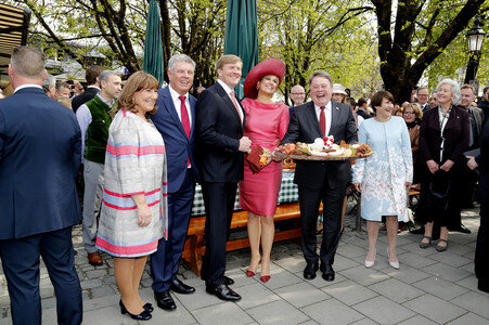 König Willem-Alexander und Königin Maxima der Niederlande in München